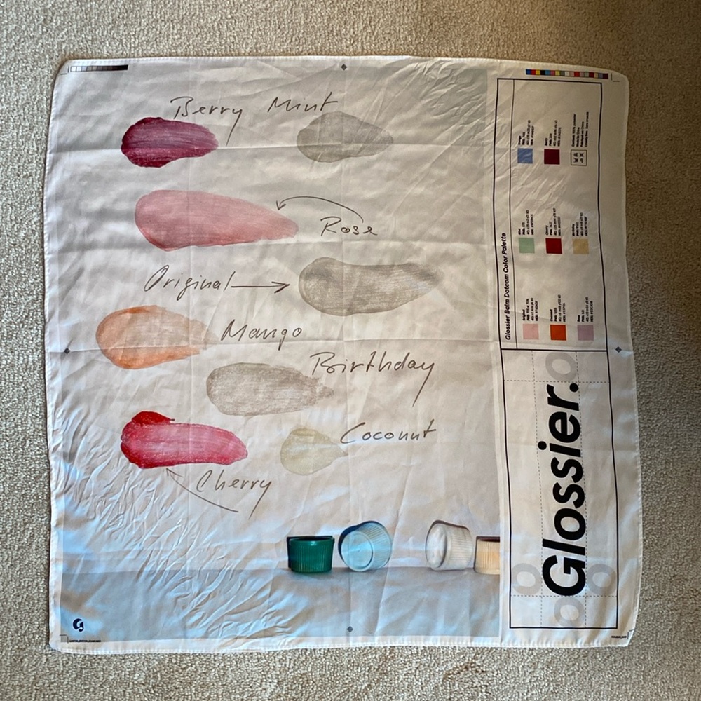 Glossier balm dot com scarf